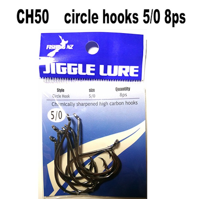 circle hooks 5/0  Jiggle lure fishing tackle supplier