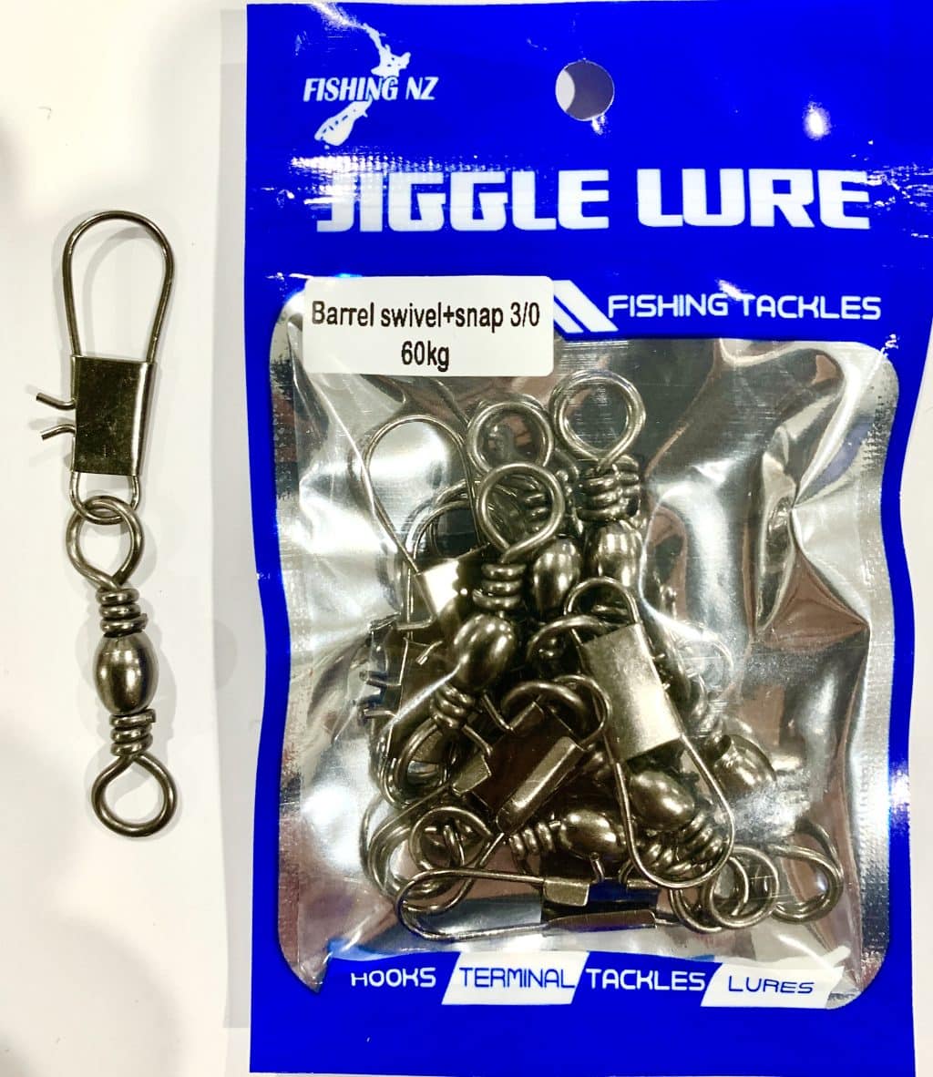 20 X Size 8 Swivels – Coarse Fishing Tackle For Carp, Pike & Barbel – Black Matt Finish