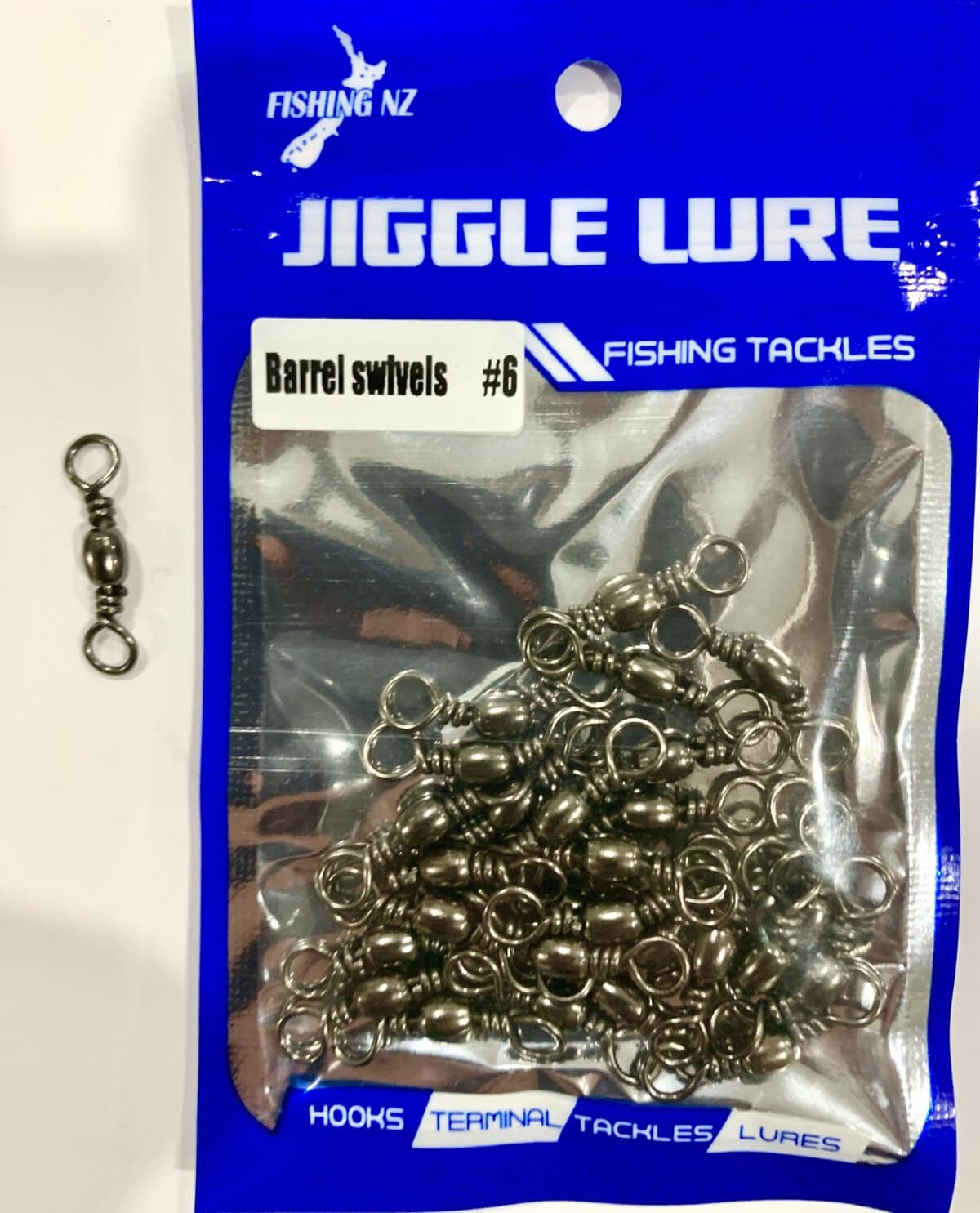 Barrel swivel #6  Jiggle lure fishing tackle supplier